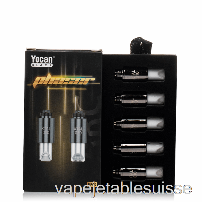 Vape Suisse Yocan Black Phaser Xtal Embouts De Remplacement Embout Xtal 010